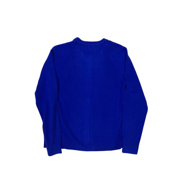 Knit by Hampshire Studio Blue Cardigan Sweater Women’s M Button Front Soft Knit - Picture 3 of 4